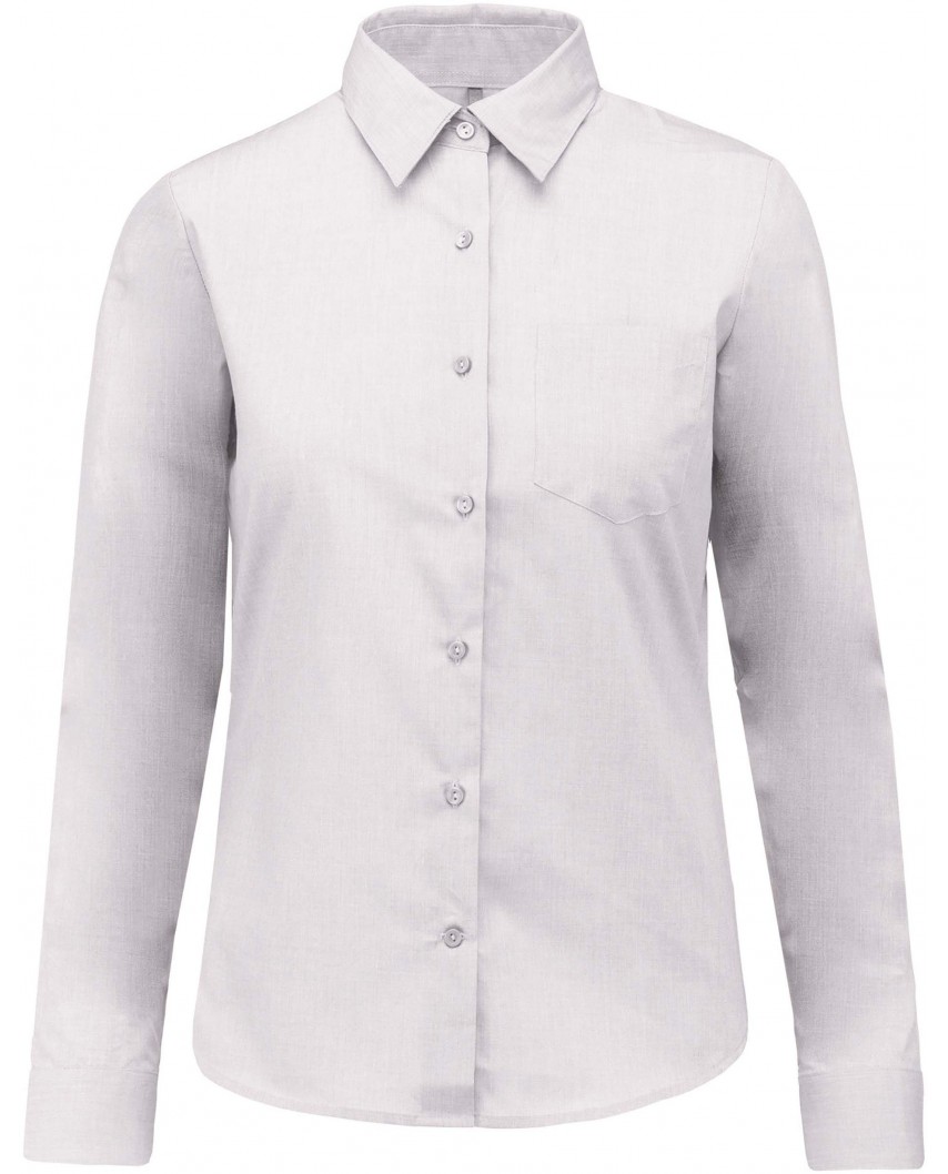 Chemise femme manches longues Blanche