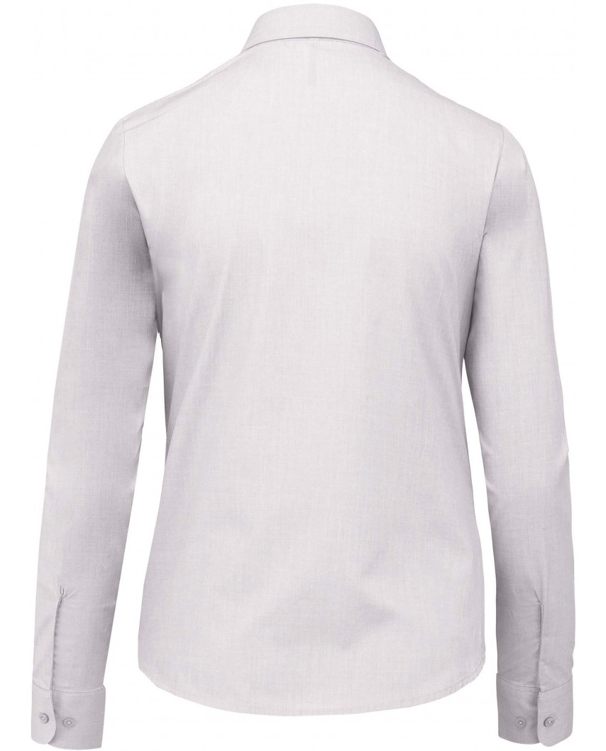 Chemise femme manches longues Blanche