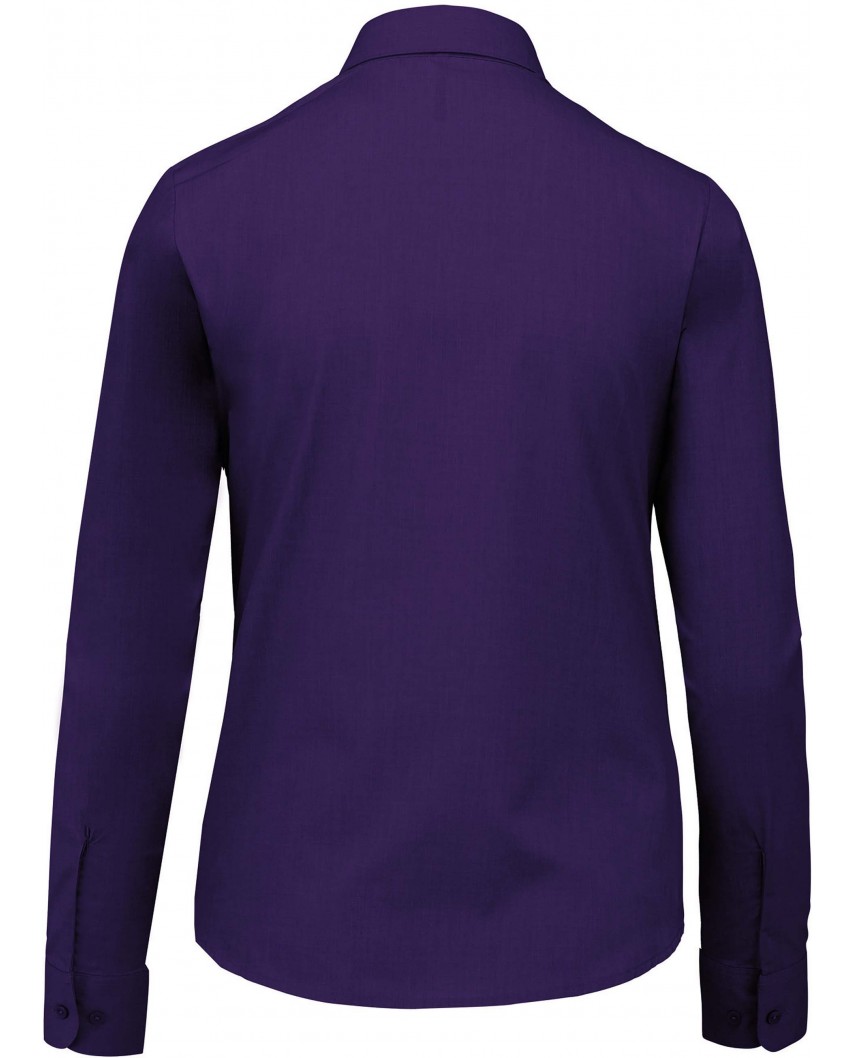 Chemise femme manches longues Violet